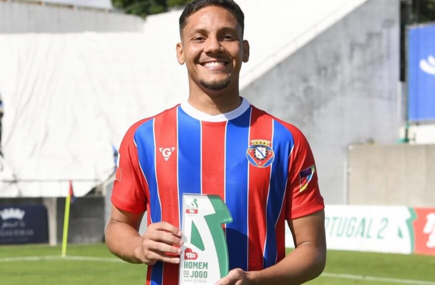 Com faro de gol, Lucas Duarte volta a ser decisivo pelo Felgueiras na Liga Portugal 2