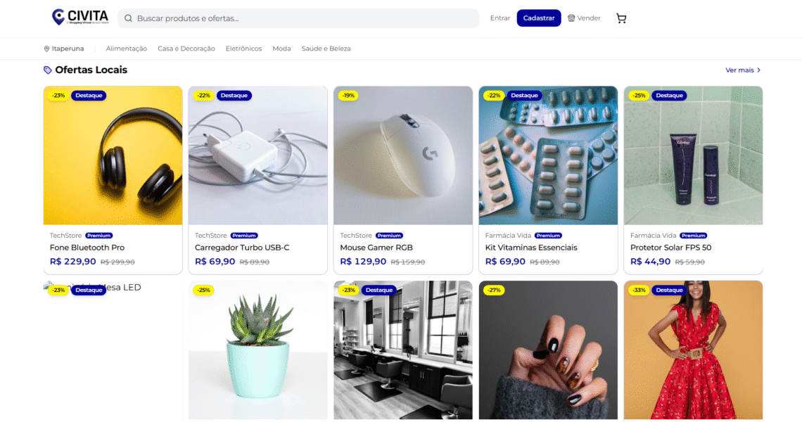 Shopping digital local mira transformação do comércio em cidades brasileiras